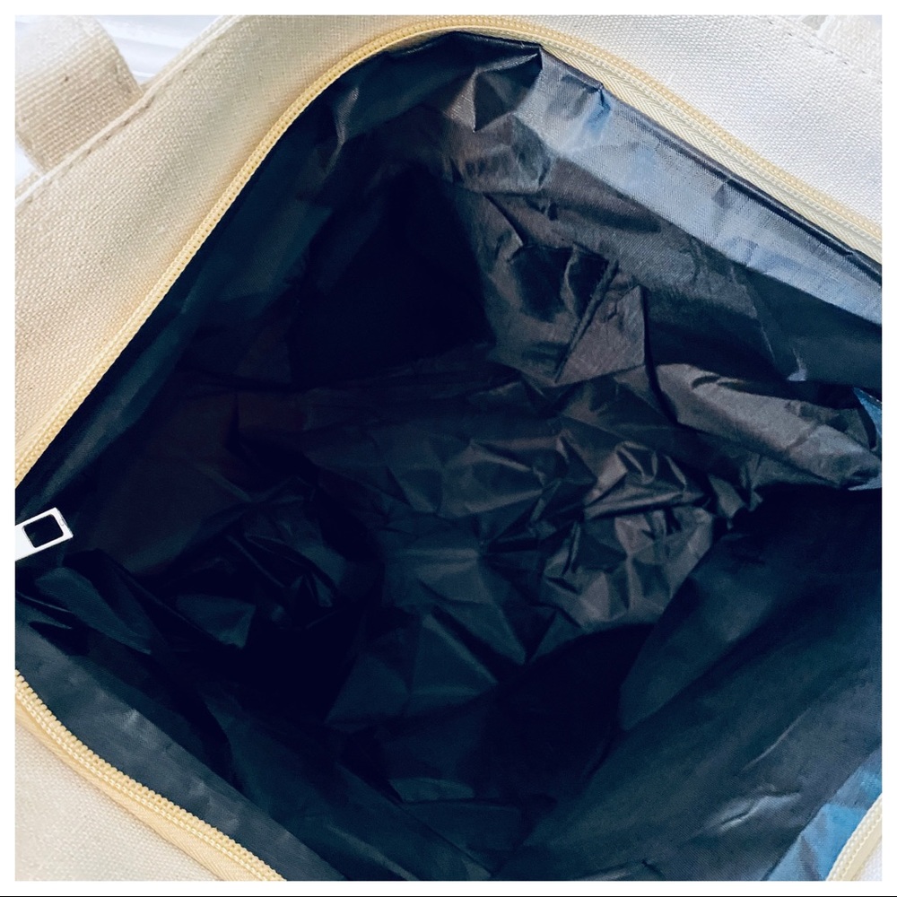 ✨LAST ONES✨CHIC PYTHON PRINT CANVAS TOTE BAG - Picture 6 of 7